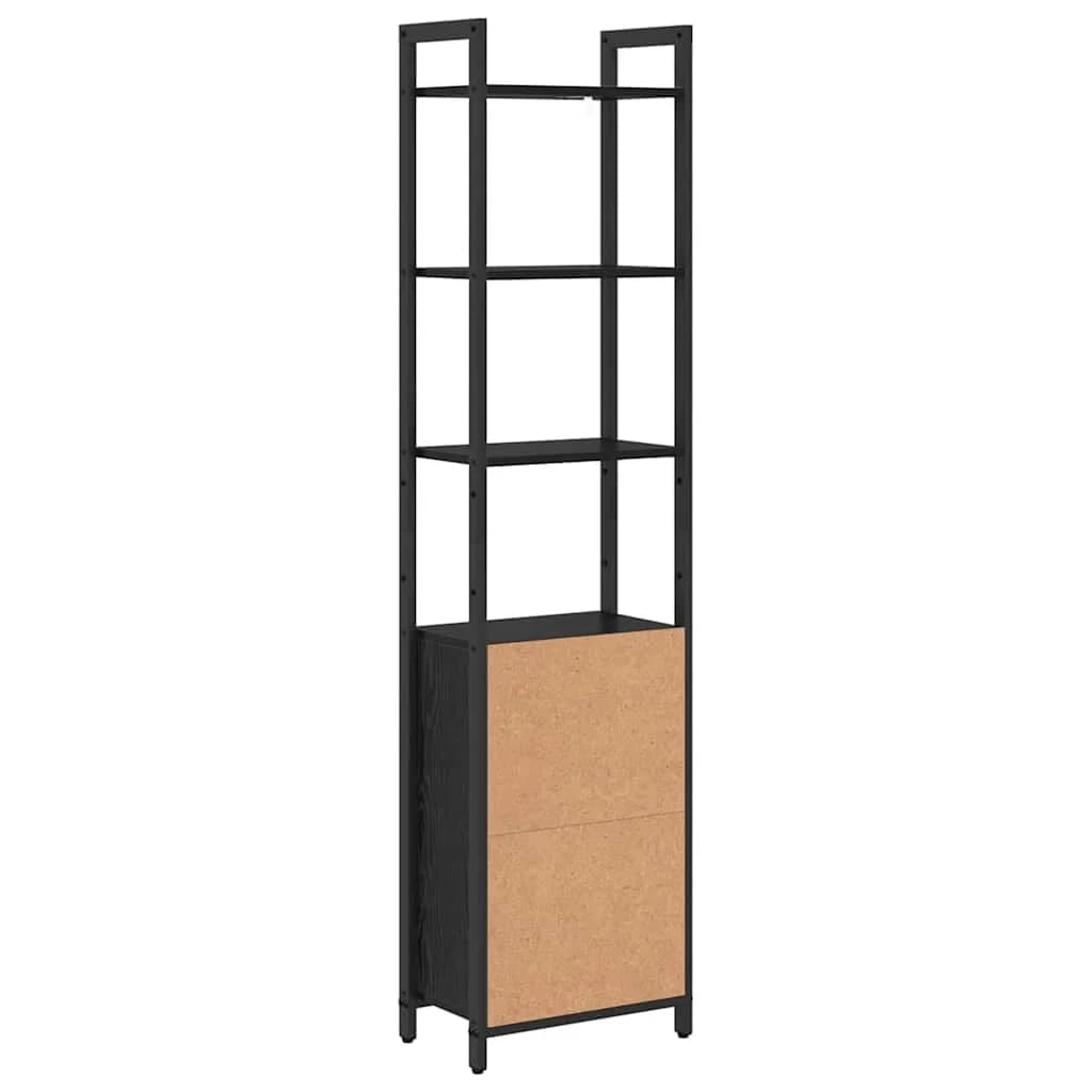 Knjigovni omar 6 nivojev 40 x 24 x 161 cm Inženirski les - slika 8