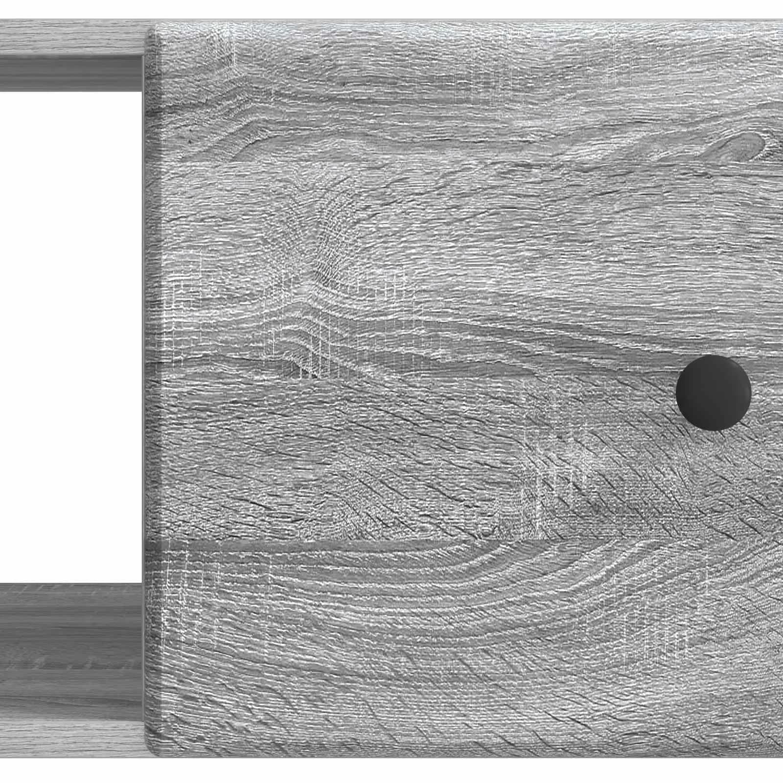 Klubska miza Siva Sonoma 90 x 50 x 40 cm Inženirski les - slika 9