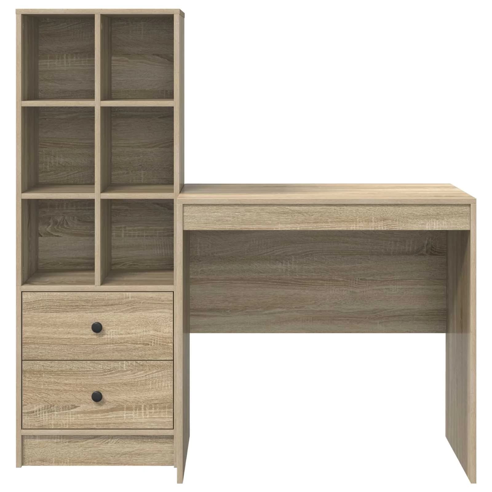 Miza Sonoma hrast 125,5 x 50 x 127 cm 2 kos - slika 8