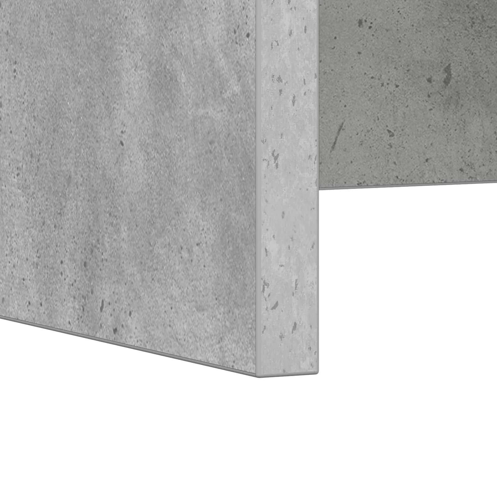 Stenska miza Betonsko siva Inženirski les 60 x 45 x 30 cm - slika 9