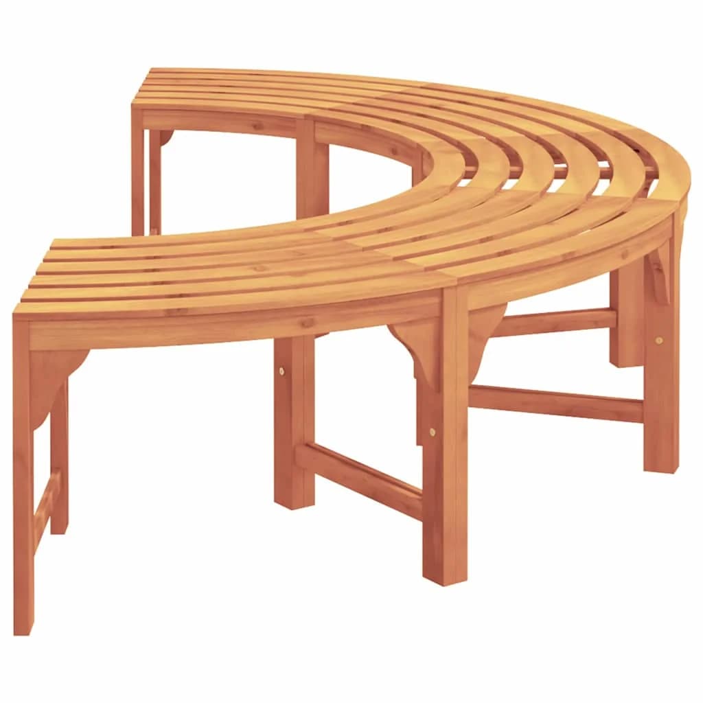 Banka Dreves 8 -Seater 2 kos 160 x 80 x 45cm Naravna - slika 6