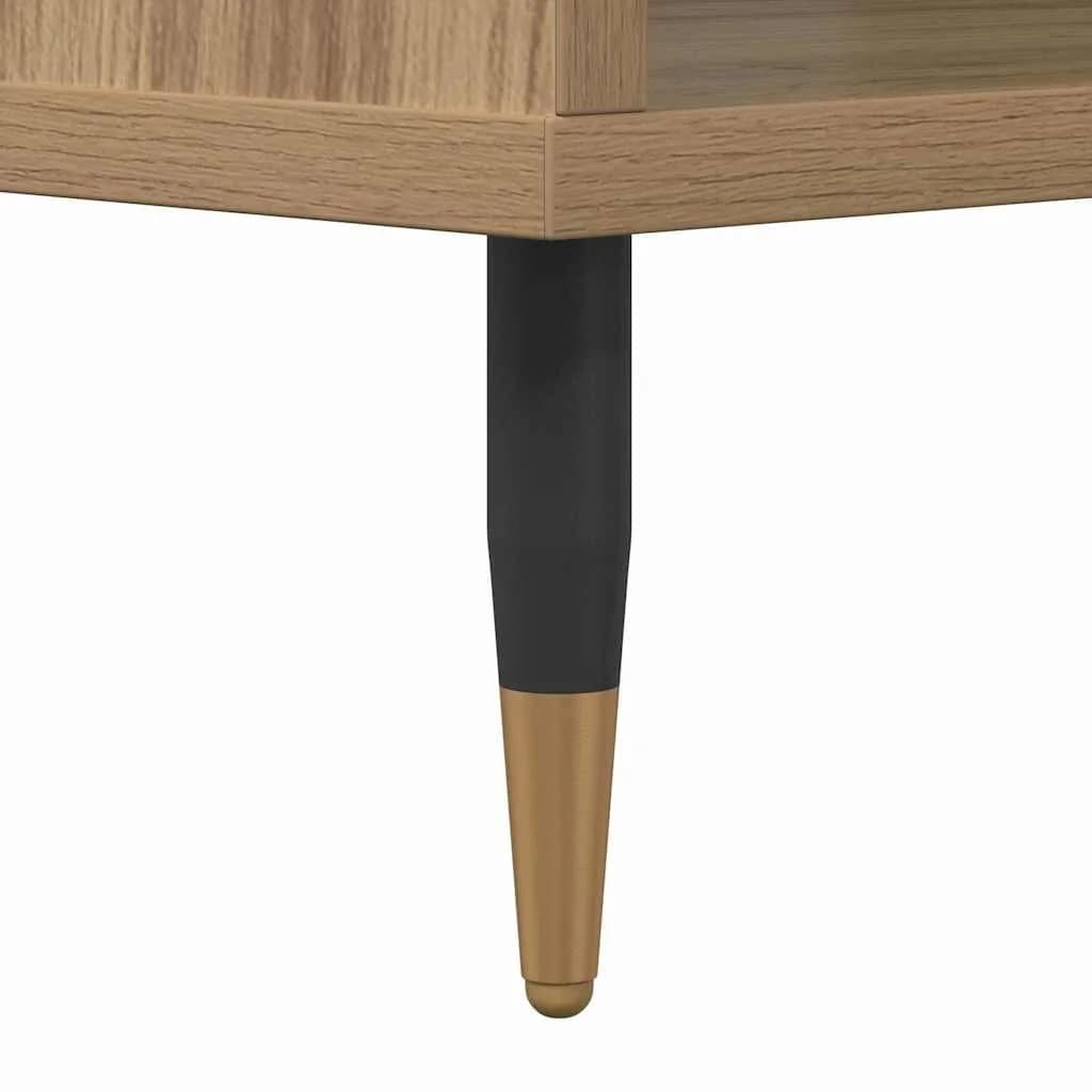 Klubska miza artisan hrast 60 x 50 x 40 cm Inženirski les - slika 9