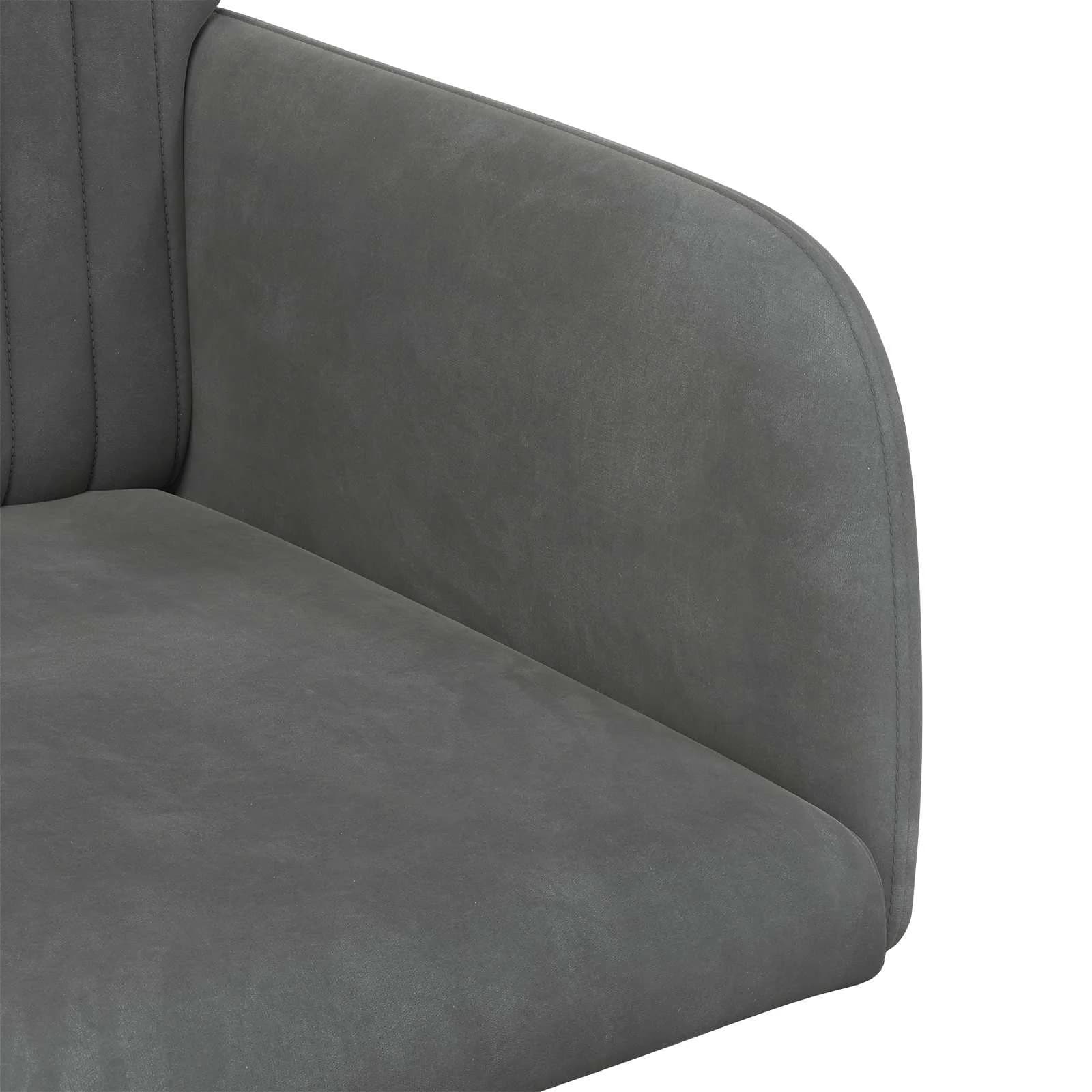 Jedilni stoli 6 kos Žamet Temno siva 55 x 50 x 84 cm - slika 6
