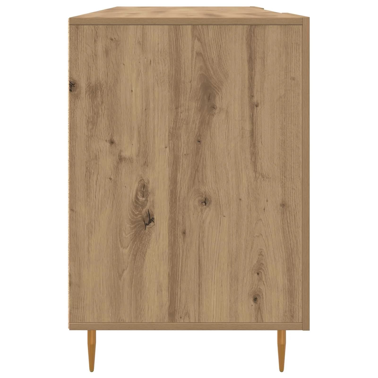 Miza artisan hrast Inženirski les 140 x 50 x 75 cm - slika 7