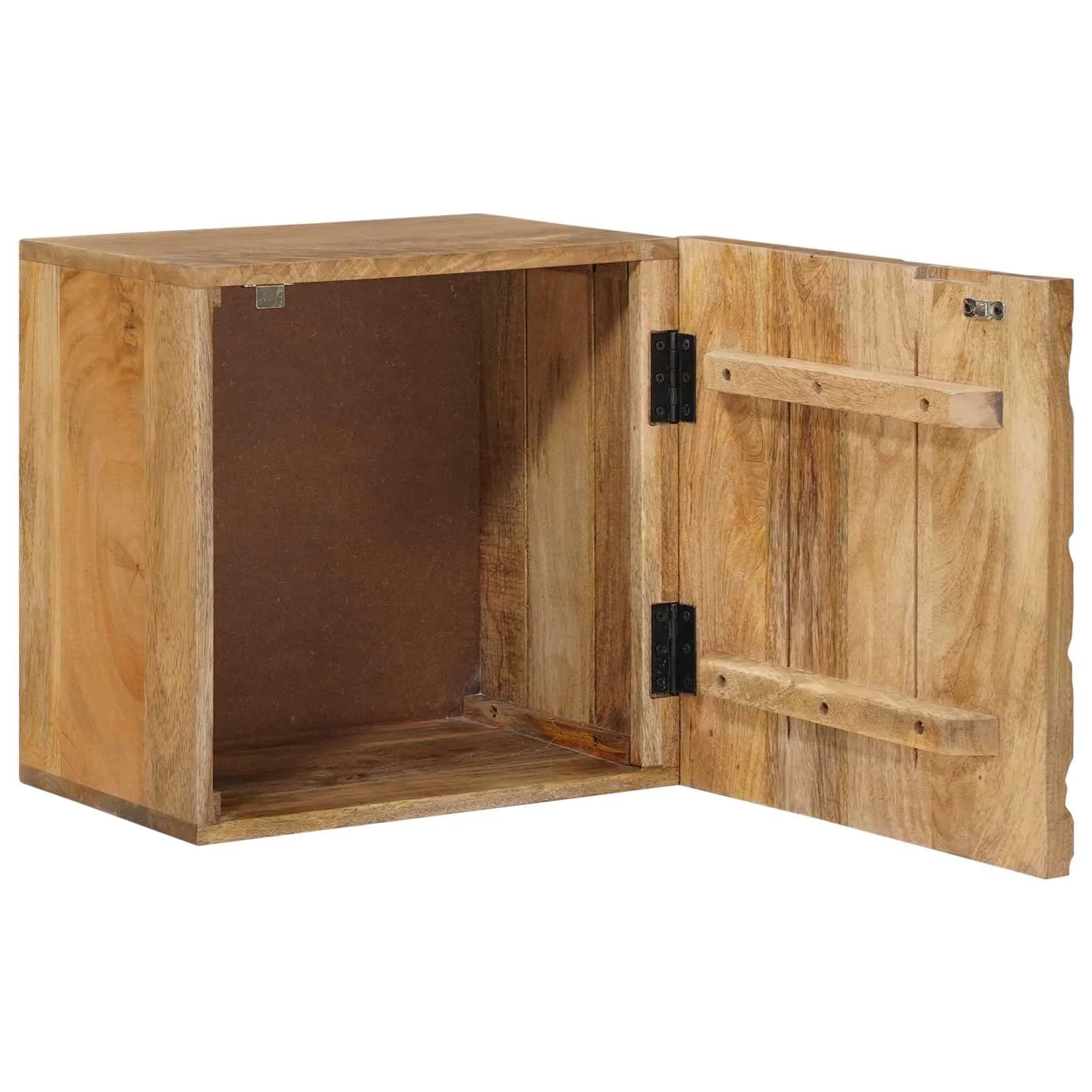 Ročno izdelana nočna omarica Teak rjava 40x30x40 cm - slika 2