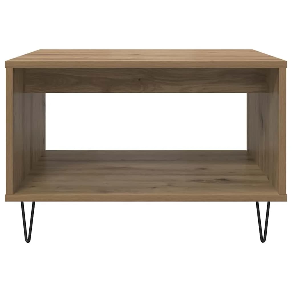 Klubska miza artisan hrast 60 x 50 x 40 cm Inženirski les - slika 5