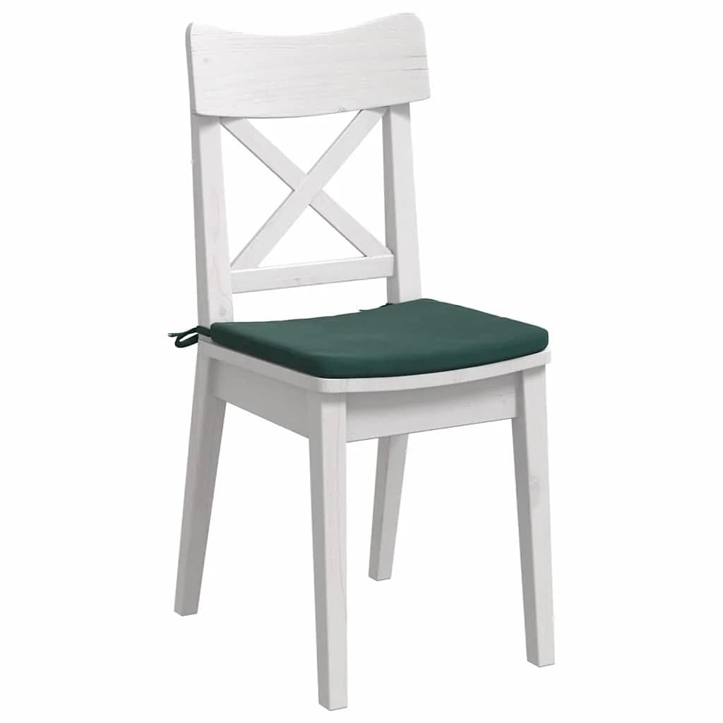 Sedežne blazine 4 kos Žamet Temno zelena 40 x 40 x 3 cm - slika 3