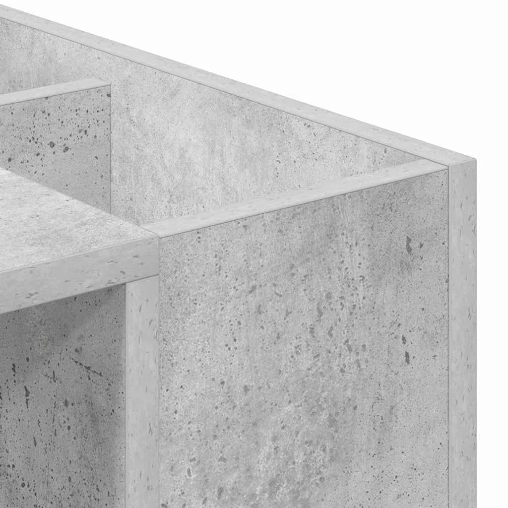 Miza Betonsko siva Inženirski les 109 x 50 x 78 cm - slika 9