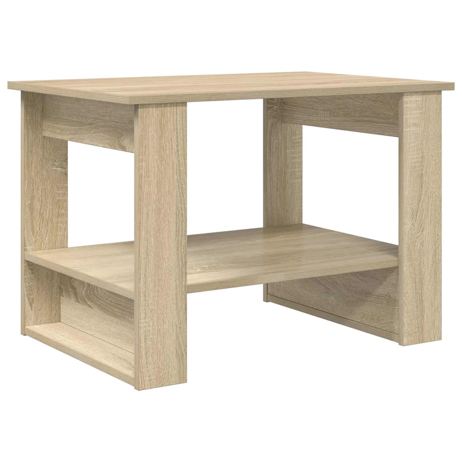 Klubska miza Sonoma hrast 72 x 50 x 50 cm Inženirski les - slika 7