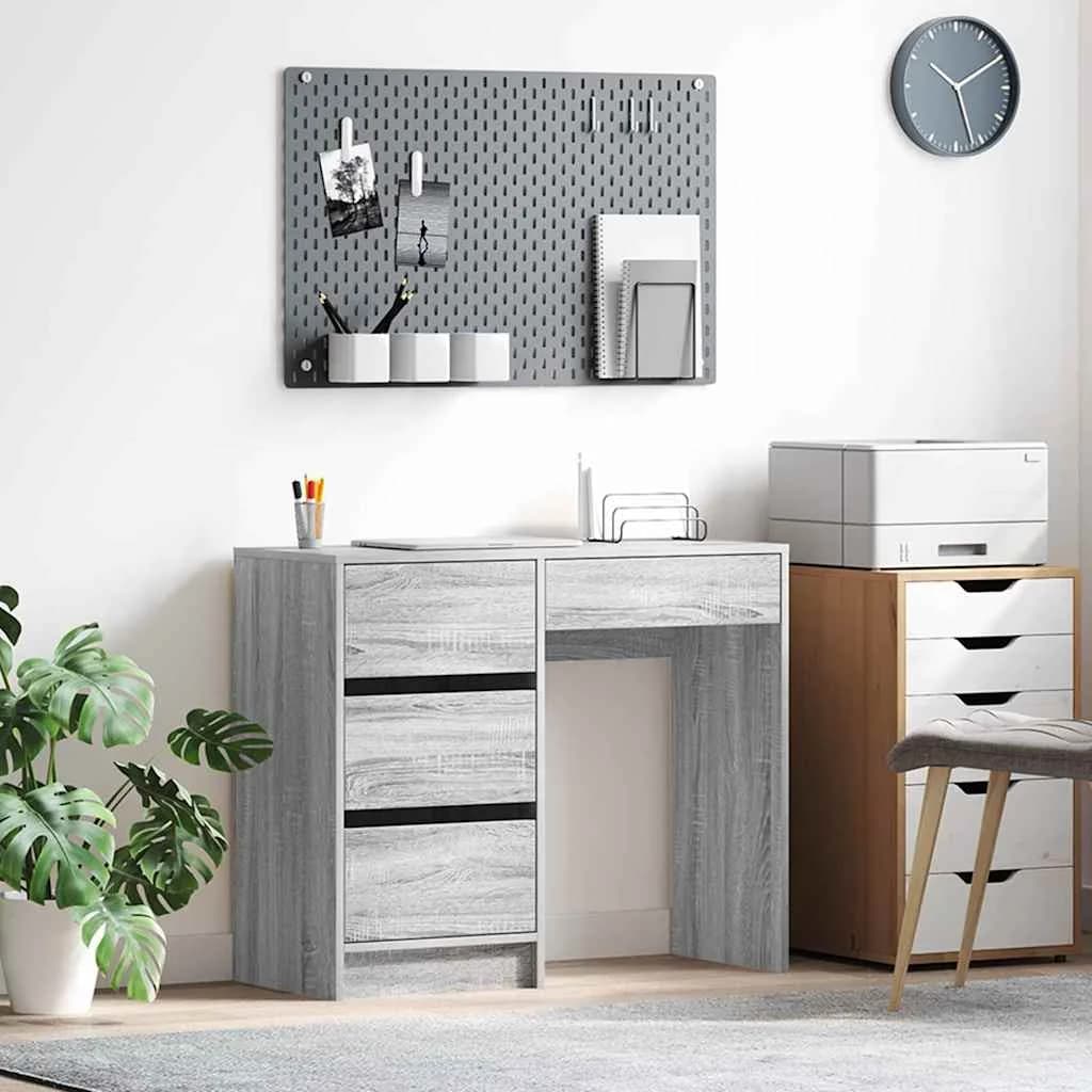Miza Siva Sonoma Inženirski les 90 x 37.5 x 75 cm