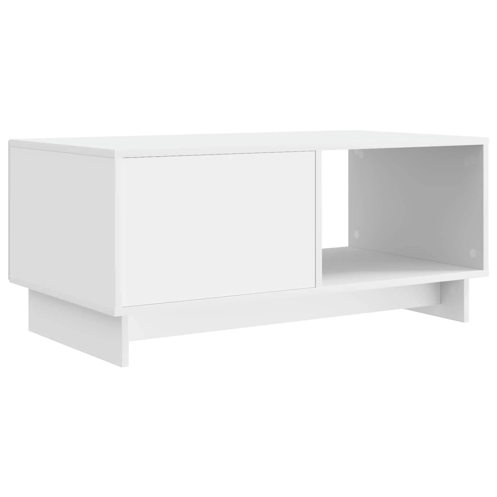 Klubska miza Bela 90 x 50 x 40 cm Inženirski les - slika 7