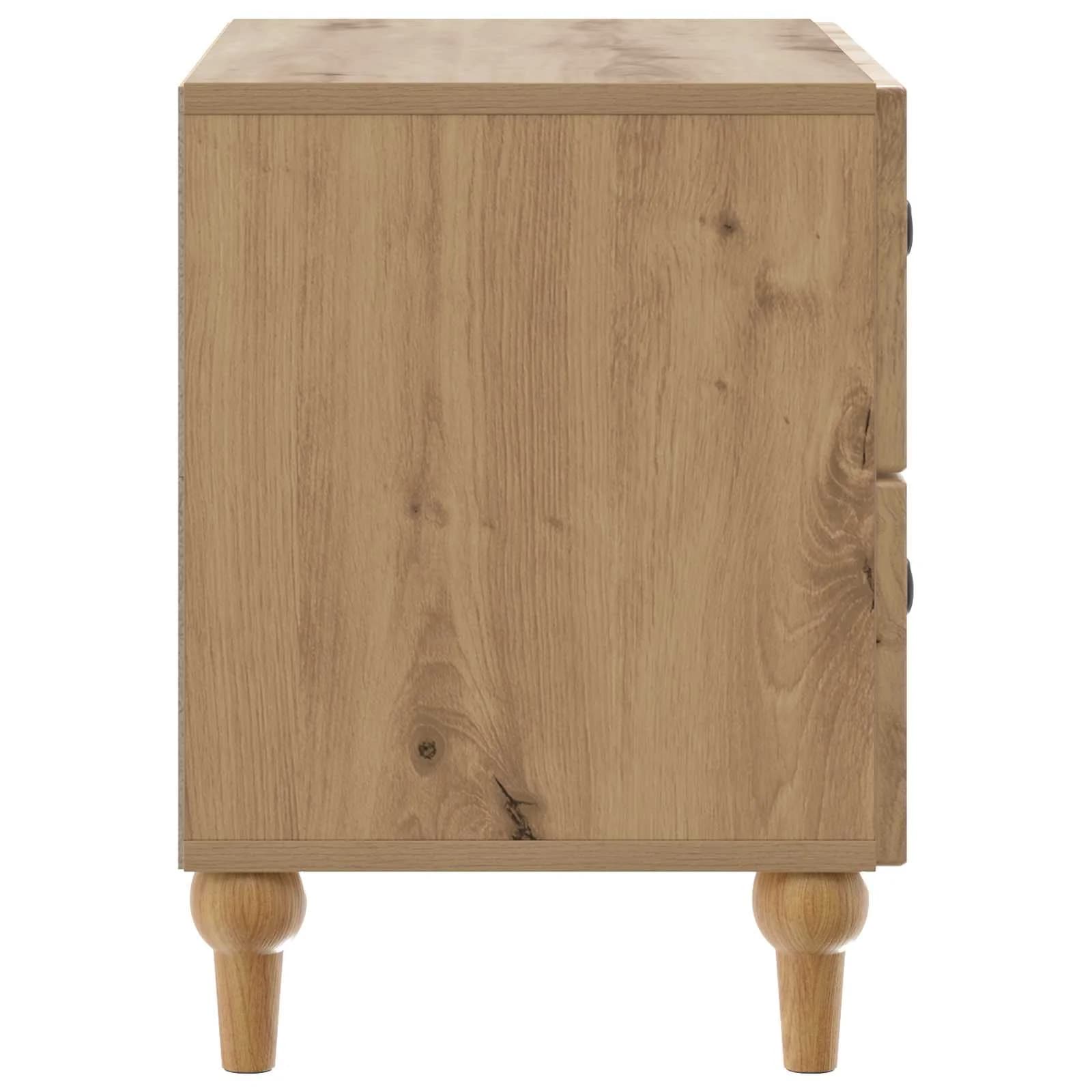 Nočna omarica Artisan hrast 62 x 34,5 x 48 cm Inženirski les - slika 6