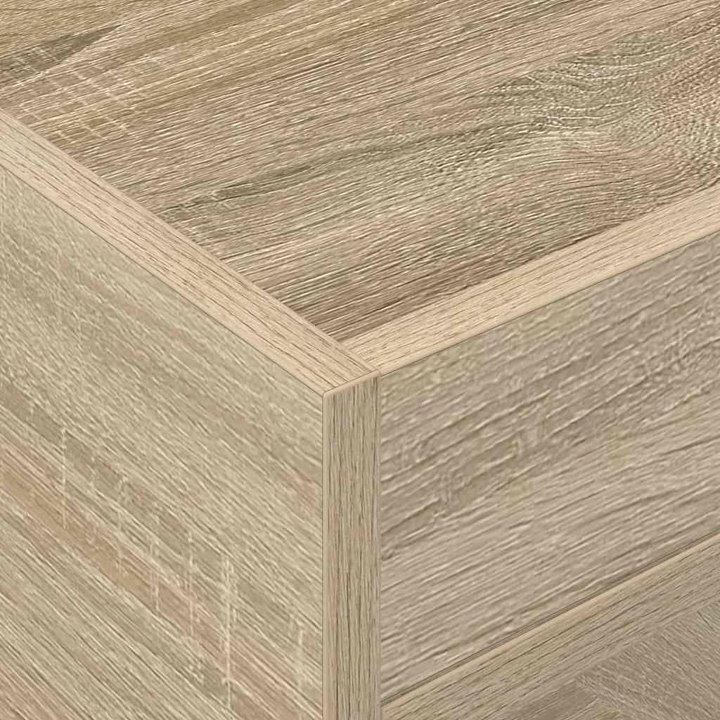 Stranska miza 2 kos Sonoma hrast 40 x 40 x 56 cm Inženirski les - slika 9