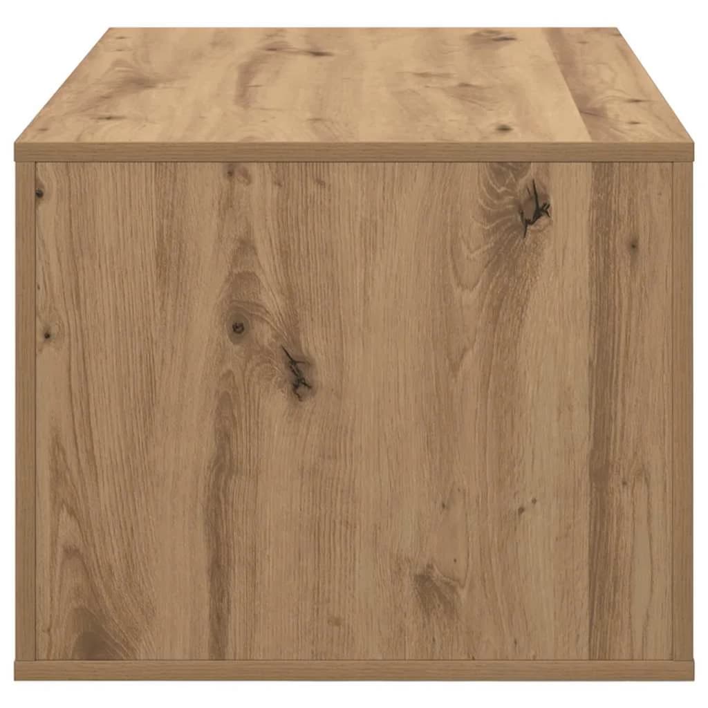 Klubska miza Umetni hrast 80 x 50 x 40 cm Inženirski les - slika 7