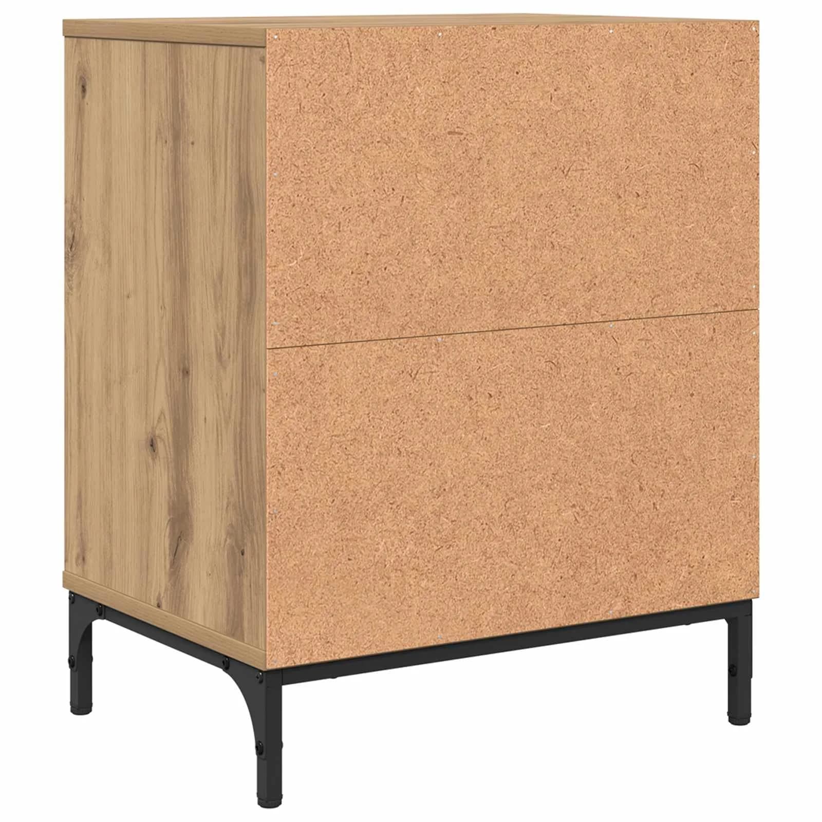 Nočna omarica artisan hrast 49 x 36 x 61 cm Inženirski les - slika 8