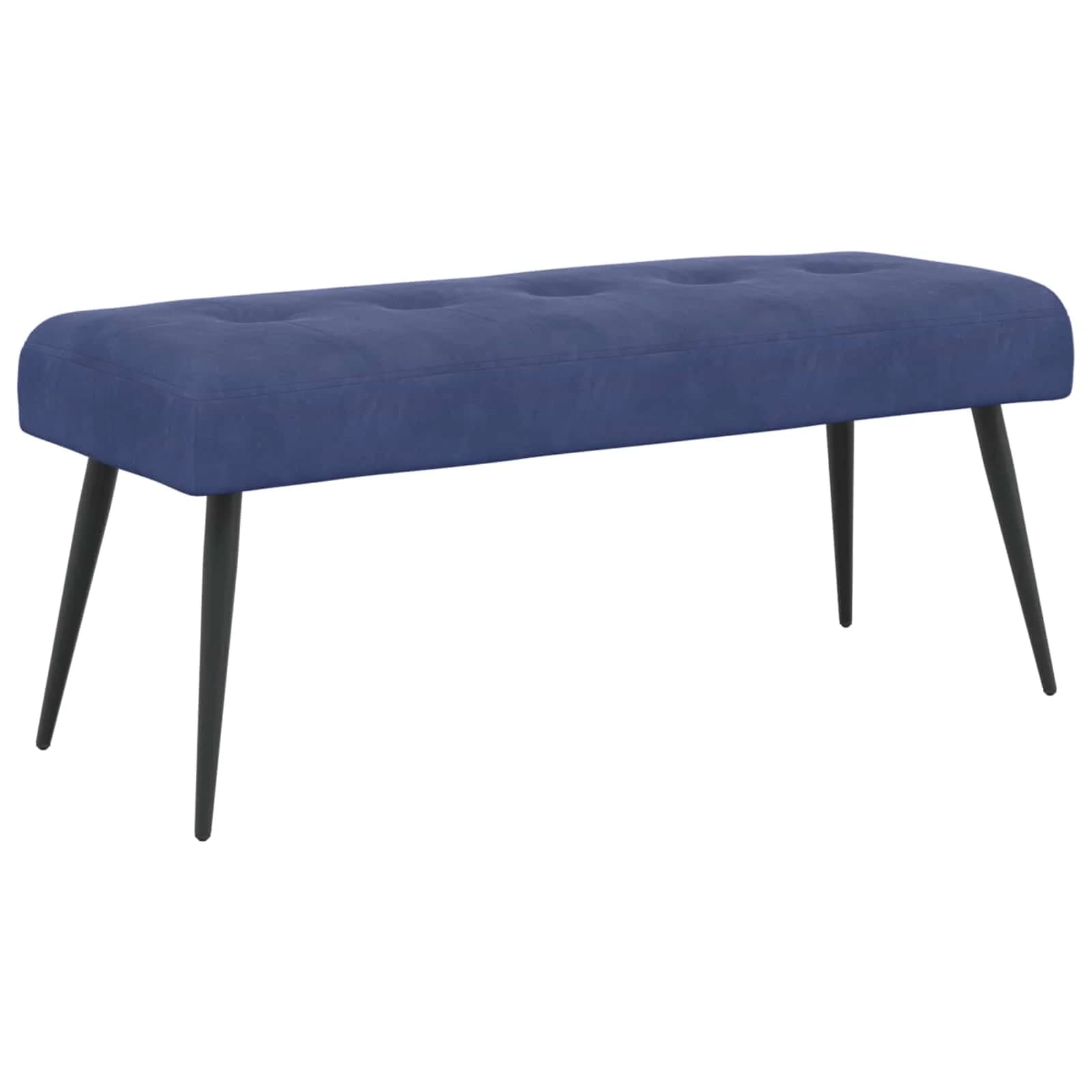 Klop s gumbnim oblazinjenjem Policijska modra 110 x 40 x 46 cm - slika 2