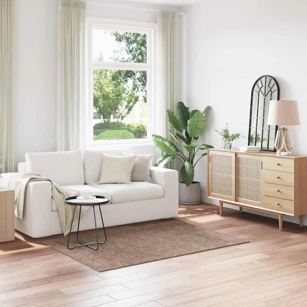 Antiskluzna Shaggy Preproga Rjava 120 x 170 cm PP