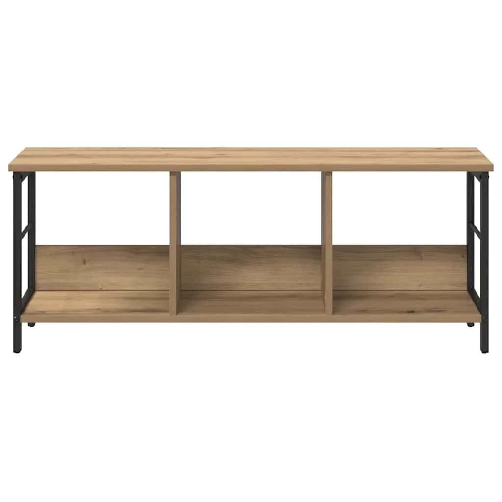 Knjižna polica 3 nivojev 102 x 32 x 40,5 cm Inženirski les - slika 5