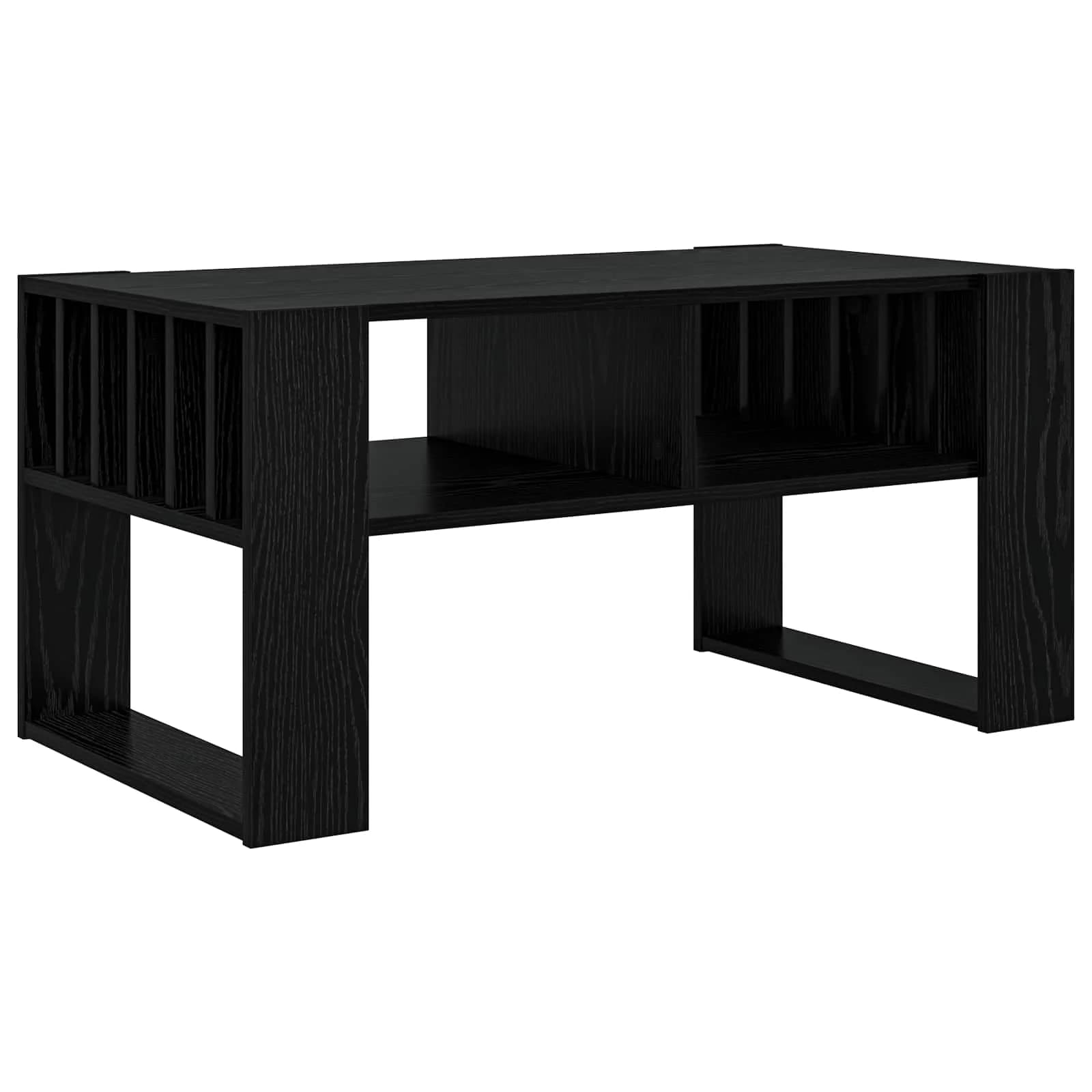 Klubska miza Črna Orehovina 92 x 49,5 x 45 cm Inženirski les - slika 2