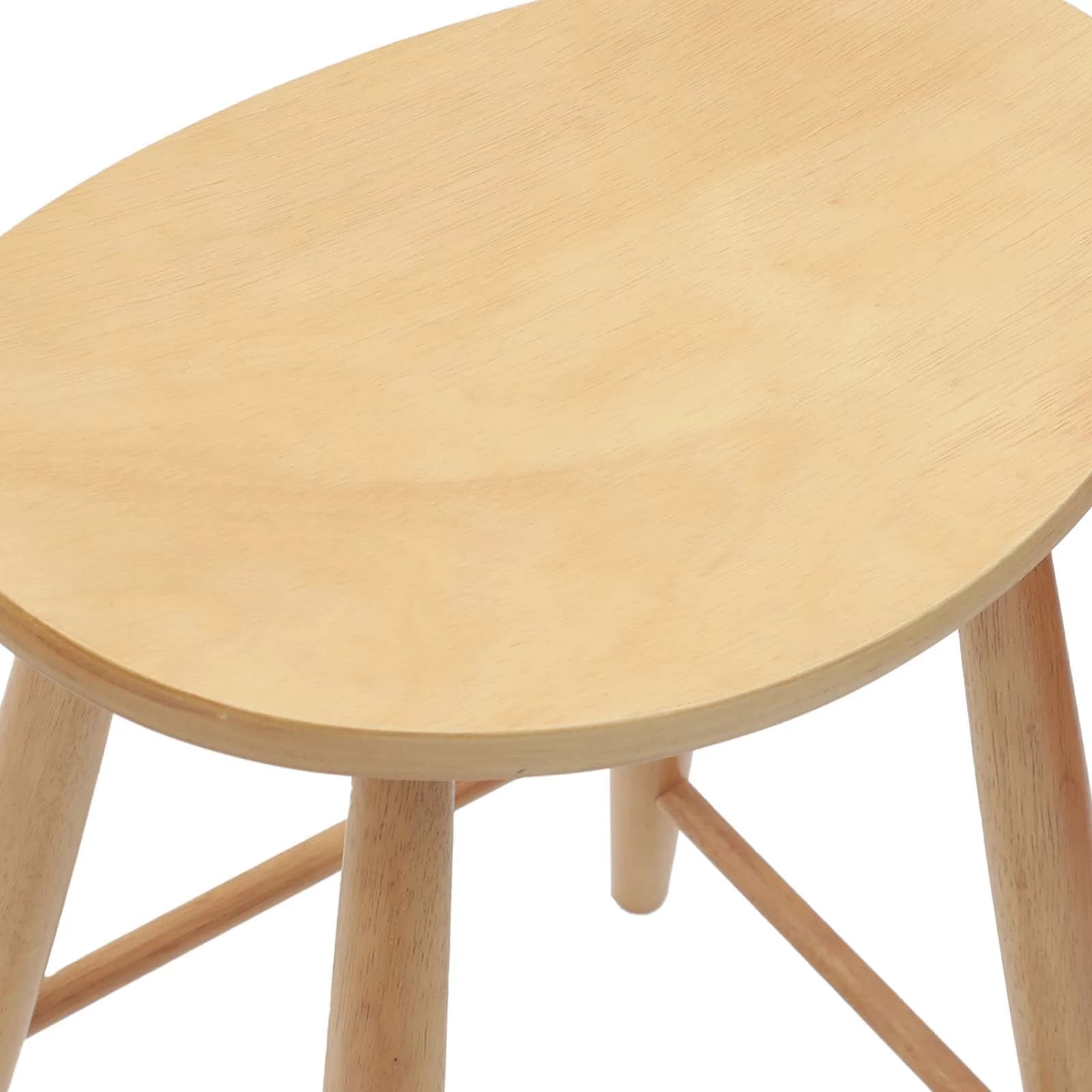 Jedilni stoli 2 kos Masivno gumovo les Naravna 46 x 37 x 63 cm - slika 8