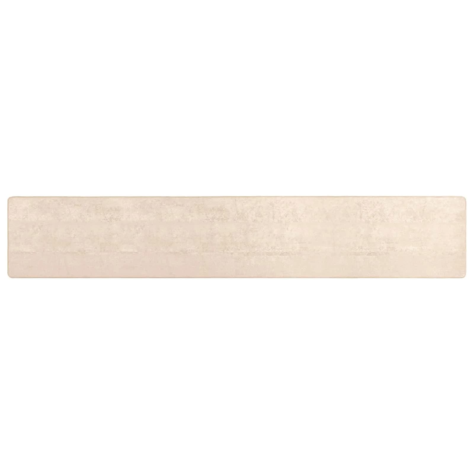 Preproga runner MARSA krema 100 x 450 cm Poliester in PVC - slika 2