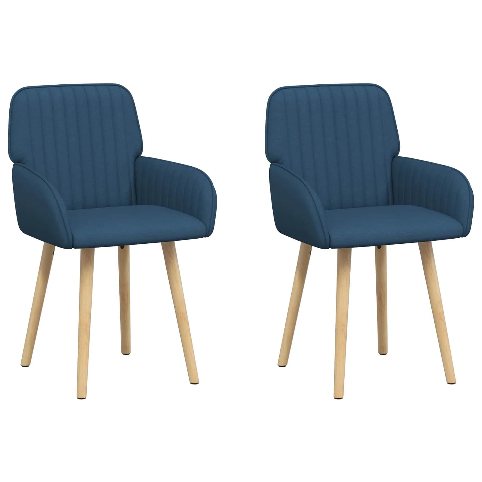 Jedilni stoli 2 kos Blago Modra 56,5 x 50 x 87,5 cm - slika 2