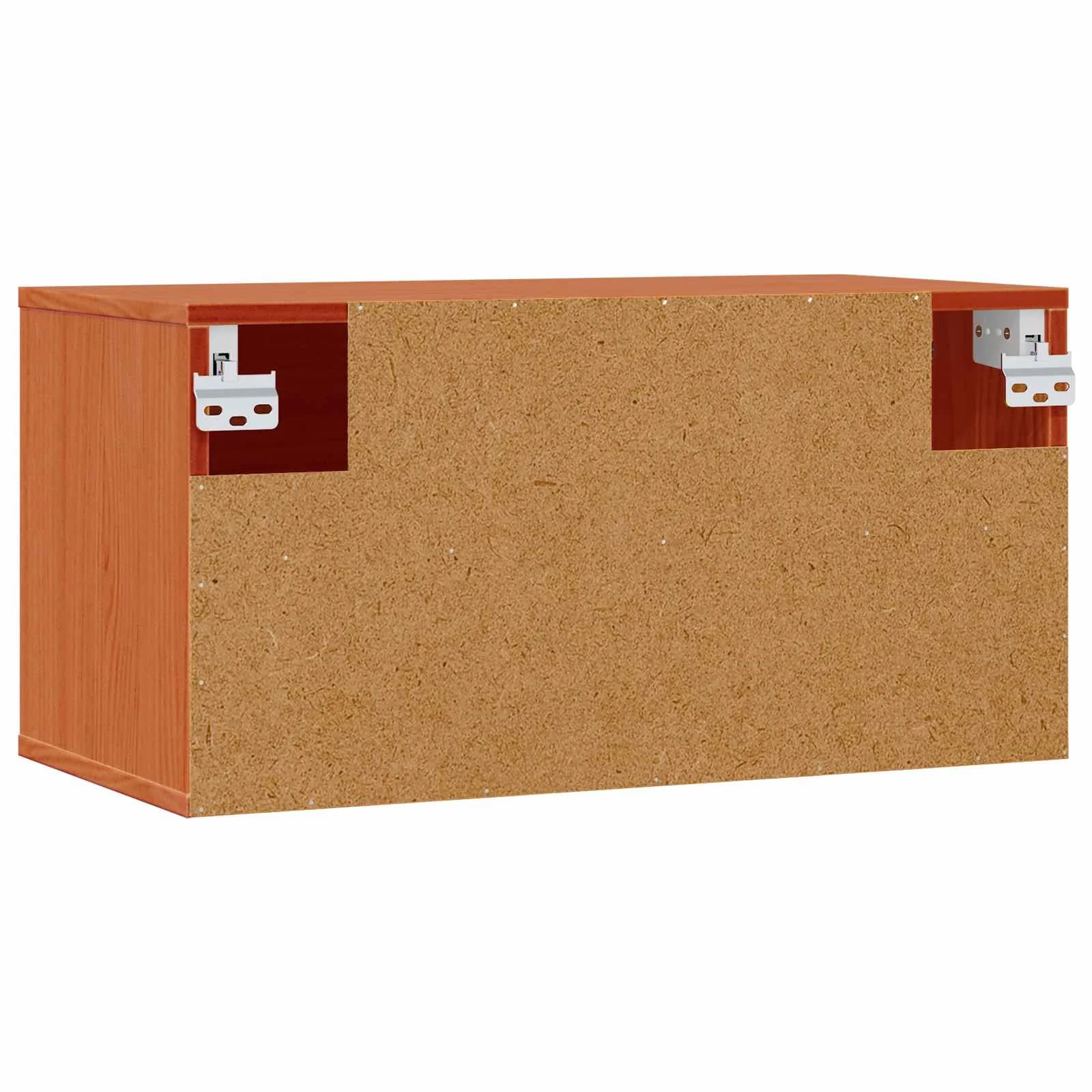 Omarica na steni s polico z vrati Voskast rjav 60 x 30 x 30 cm - slika 8