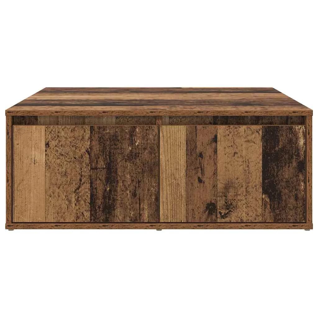 Klubska miza Stari les 80 x 80 x 31 cm Inženirski les - slika 6
