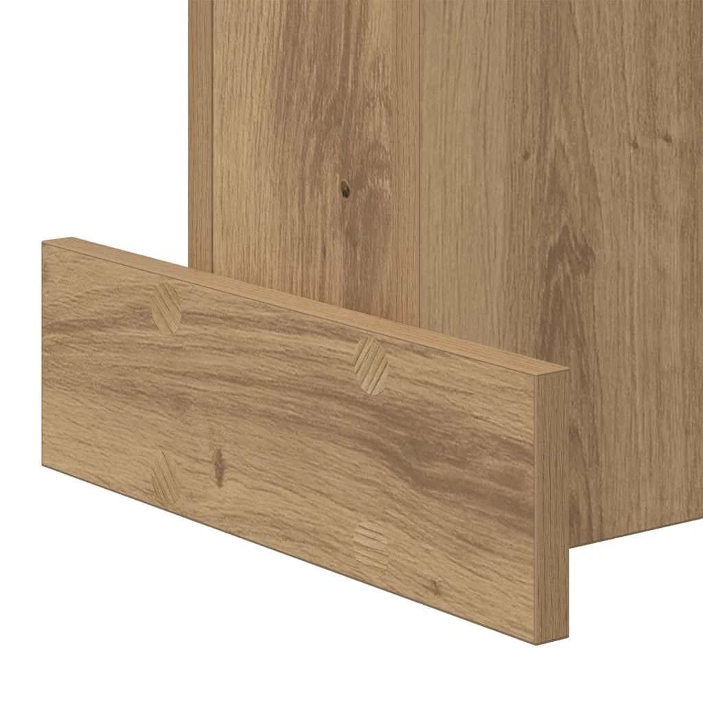 Stranska miza Umetni hrast 35,5 x 35 x 40 cm Inženirski les - slika 9