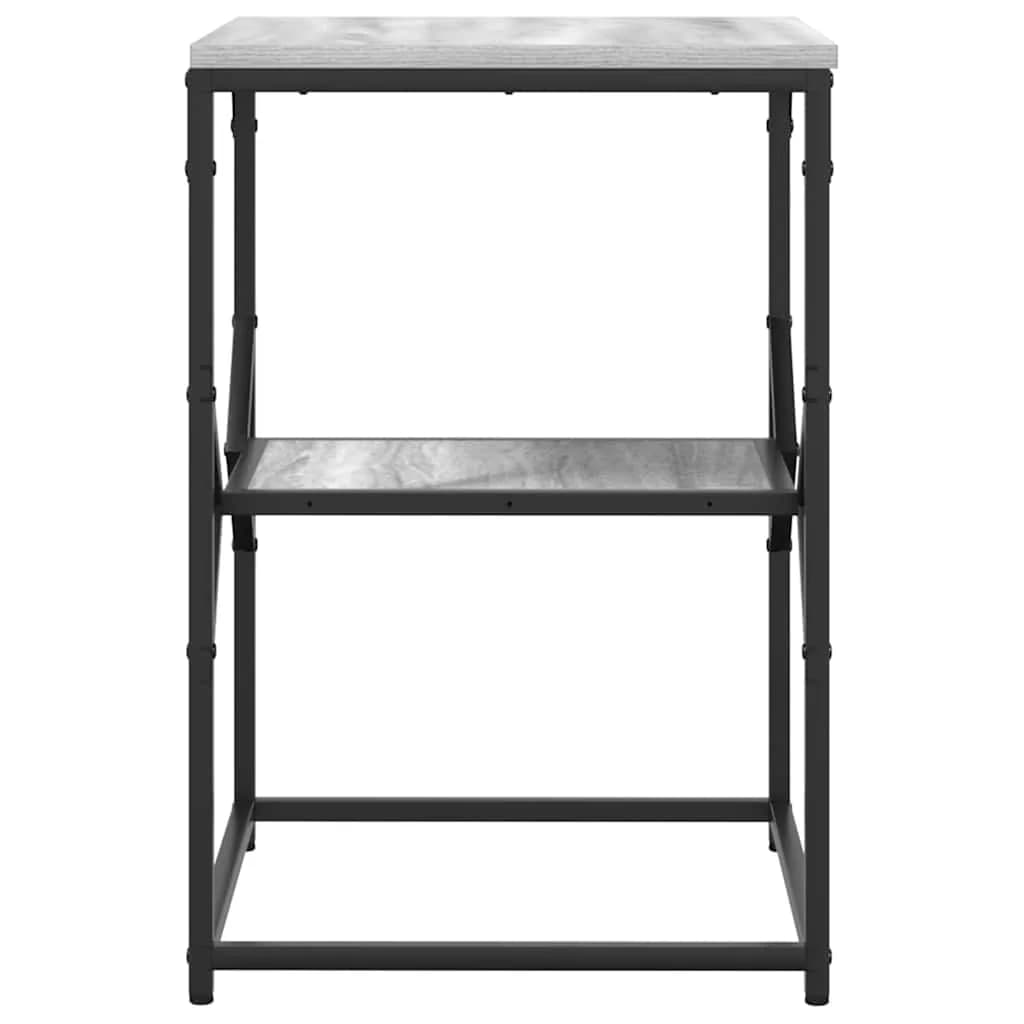 Stranska miza Siva Sonoma 41 x 40 x 60 cm - slika 7