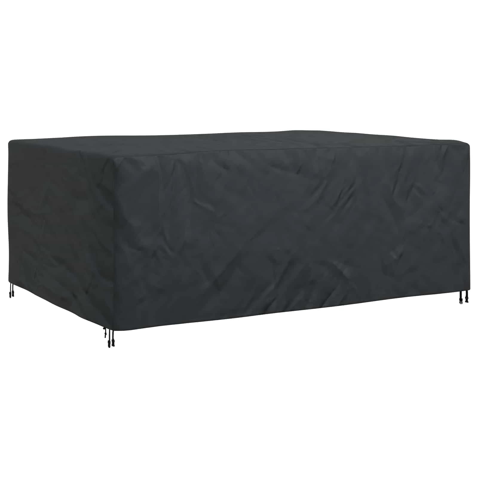 Prevleka za pohištvo Enobarvno Črna 280 x 204 x 106 cm 210D - slika 2