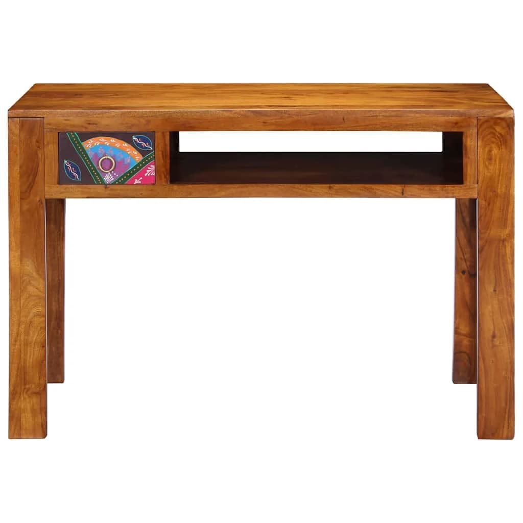 Pisalna miza s predalom s shranjevanjem Rjava 110 x 50 x 73 cm - slika 4