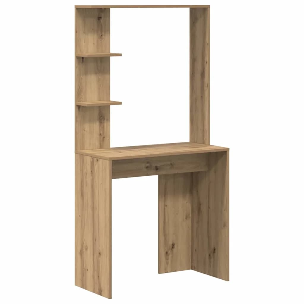 Miza Umetni hrast Inženirski les 78,5 x 37 x 154,5 cm - slika 2