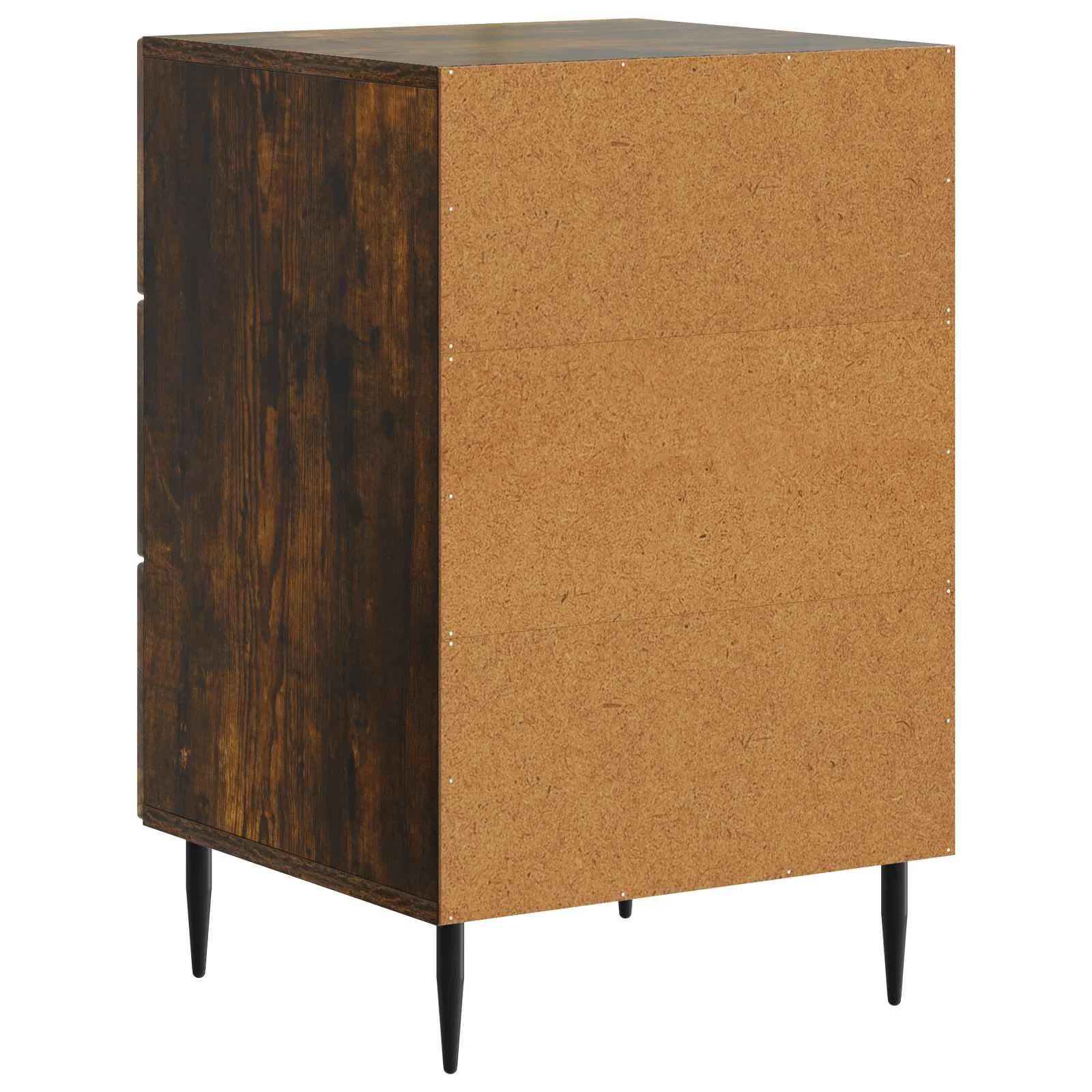 Nočna omarica Dimljen hrast 43 x 41 x 66,5 cm Inženirski les - slika 7