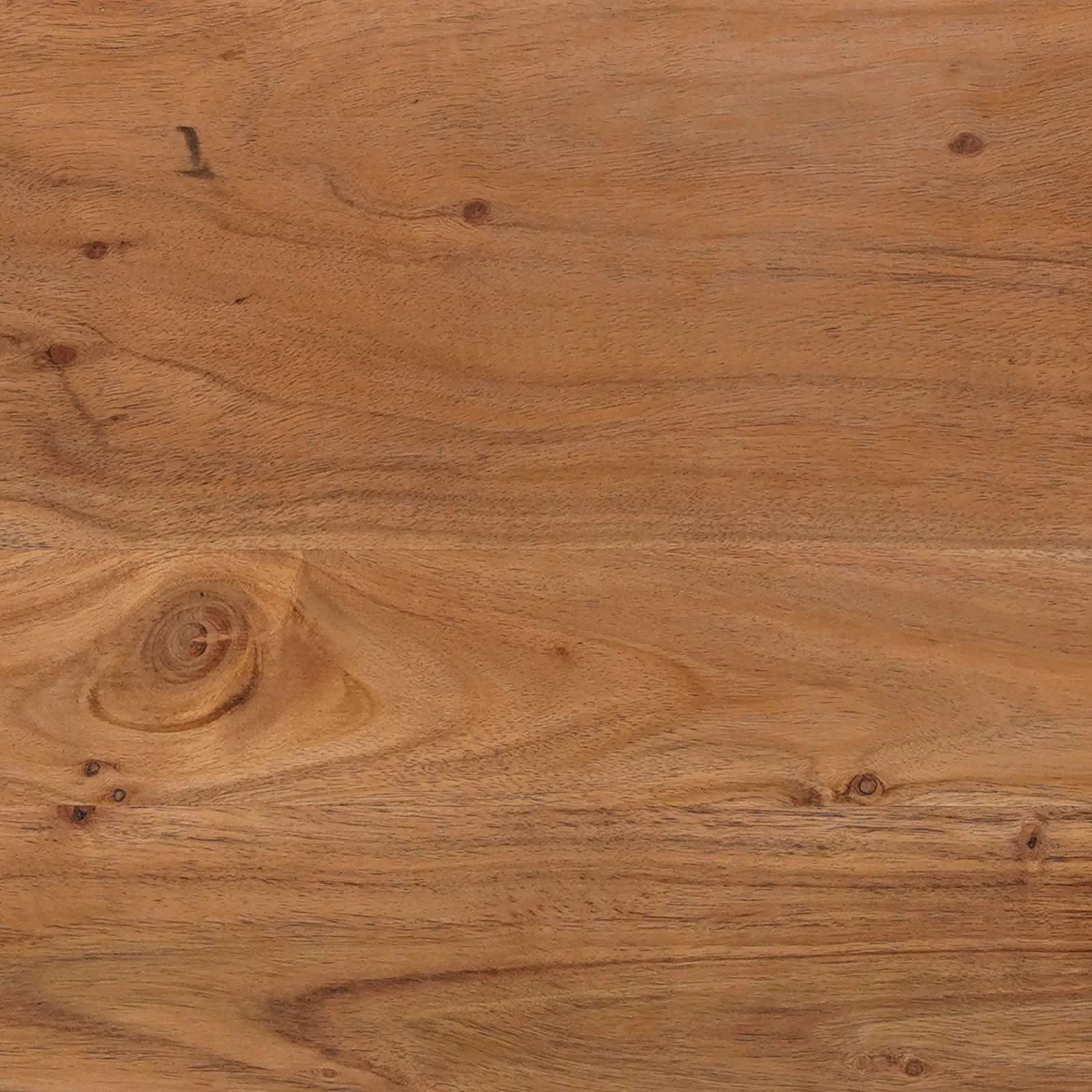 Ročno izdelana končna miza Teak rjava 100 x 30 x 75 cm - slika 11