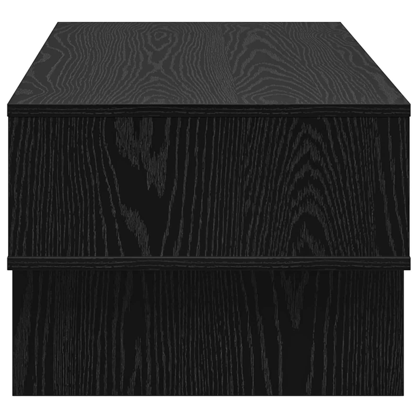 Klubska miza Črna Orehovina 100 x 46 x 35 cm Inženirski les - slika 6