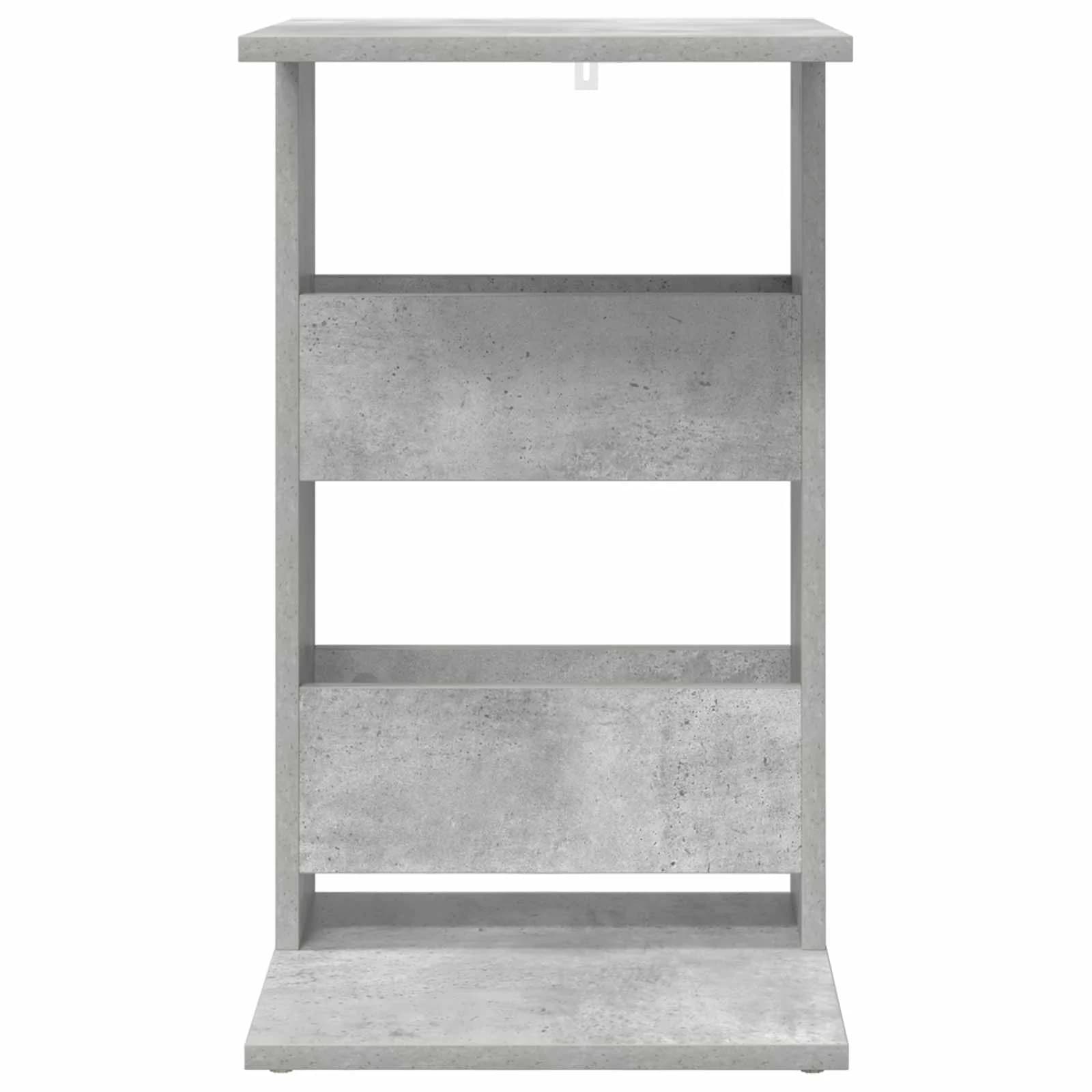 Stranska miza Betonsko siva 40 x 35 x 60,5 cm Inženirski les - slika 5