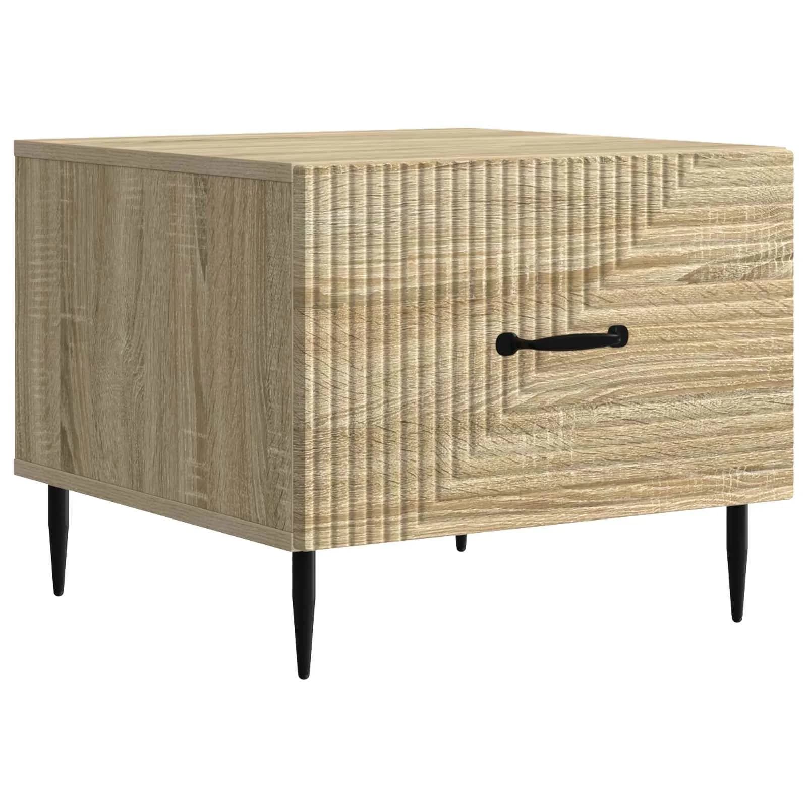 Klubska miza Sonoma hrast 49 x 50 x 40 cm Inženirski les - slika 2