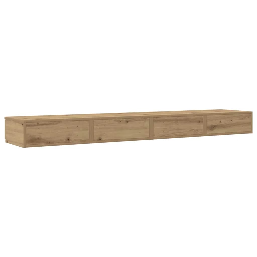 Posteljni predali s predalom Umetni hrast 180 x 36,5 x 16,5 cm - slika 8