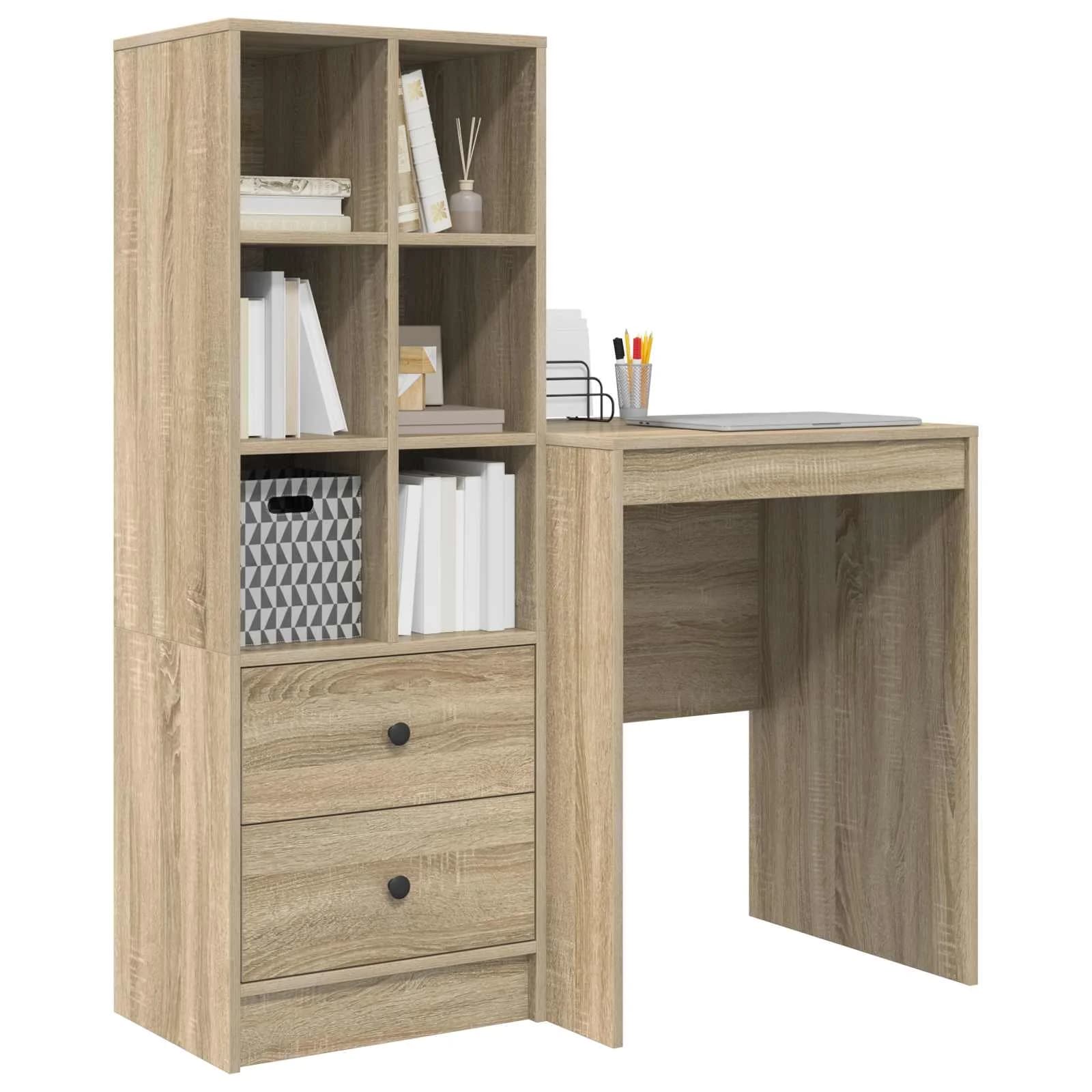 Miza Sonoma hrast 105,5 x 50 x 127 cm 2 kos - slika 3