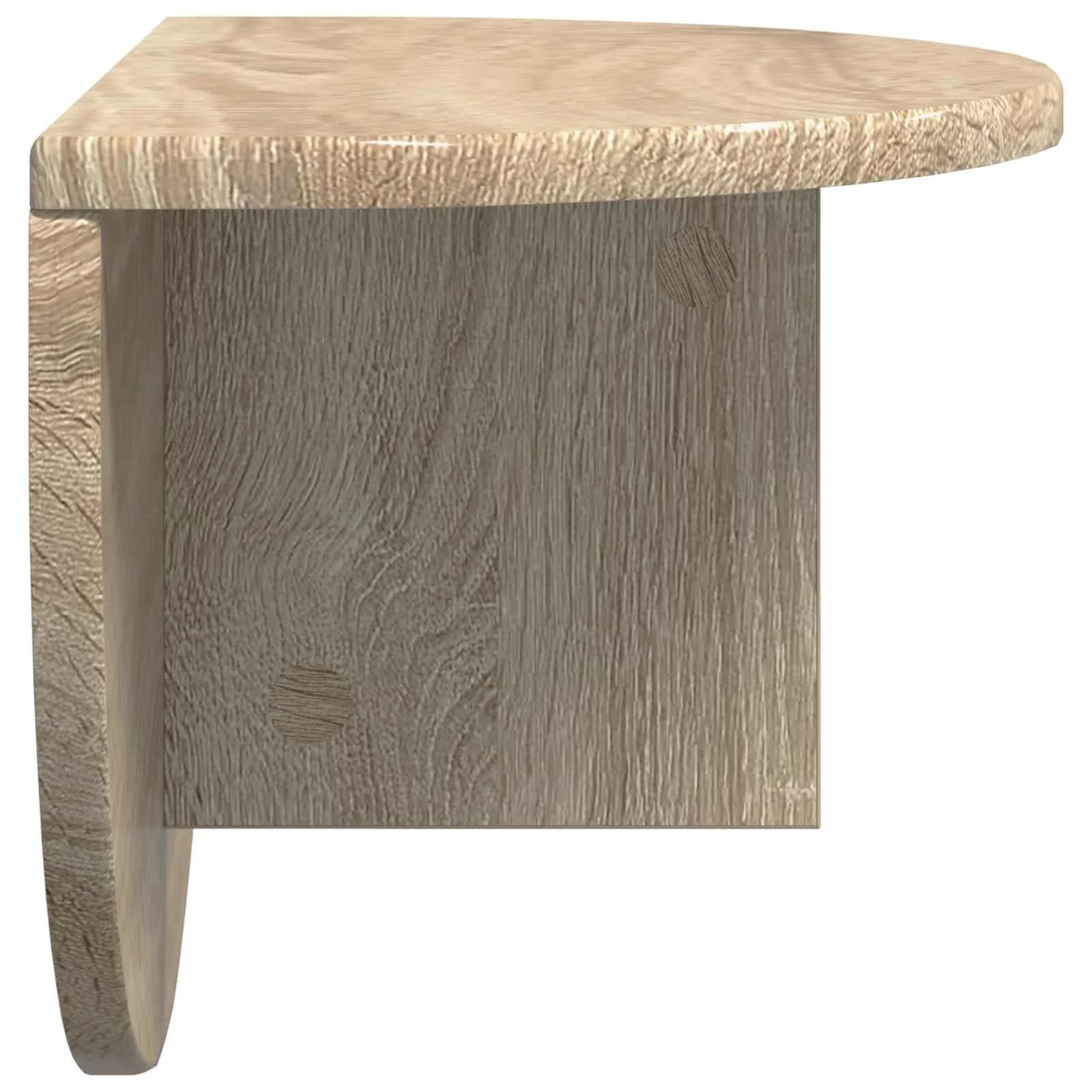 Stenska polica Montaža za steno Sonoma hrast 48 x 24 x 24 cm - slika 6