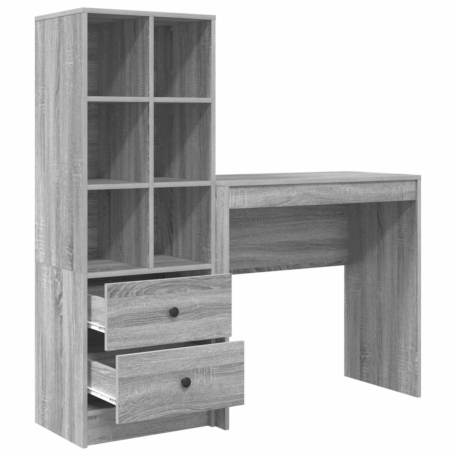 Miza Siva Sonoma 125,5 x 40 x 127 cm 2 kos - slika 7