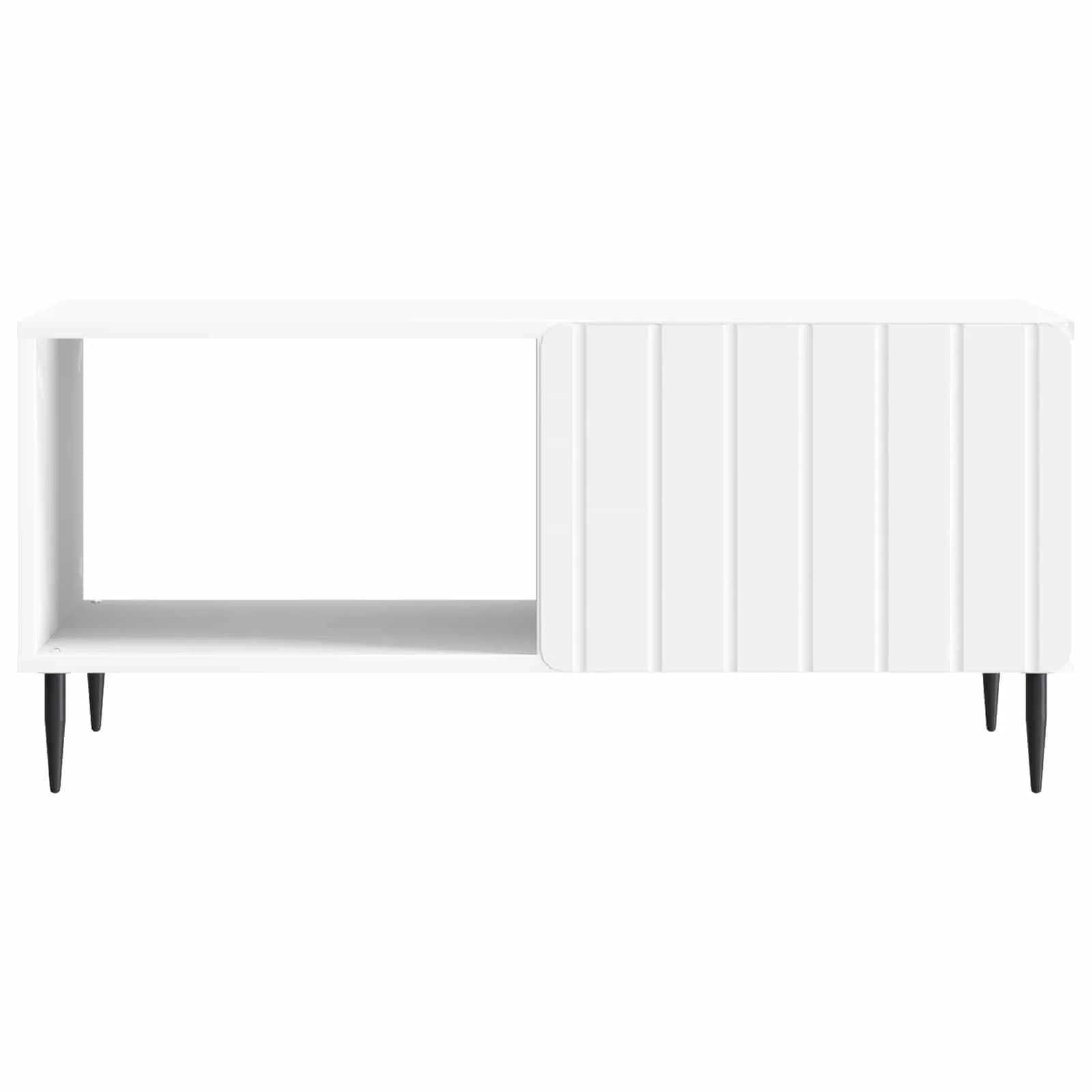 Klubska miza Bela 90 x 50 x 40 cm Inženirski les - slika 6