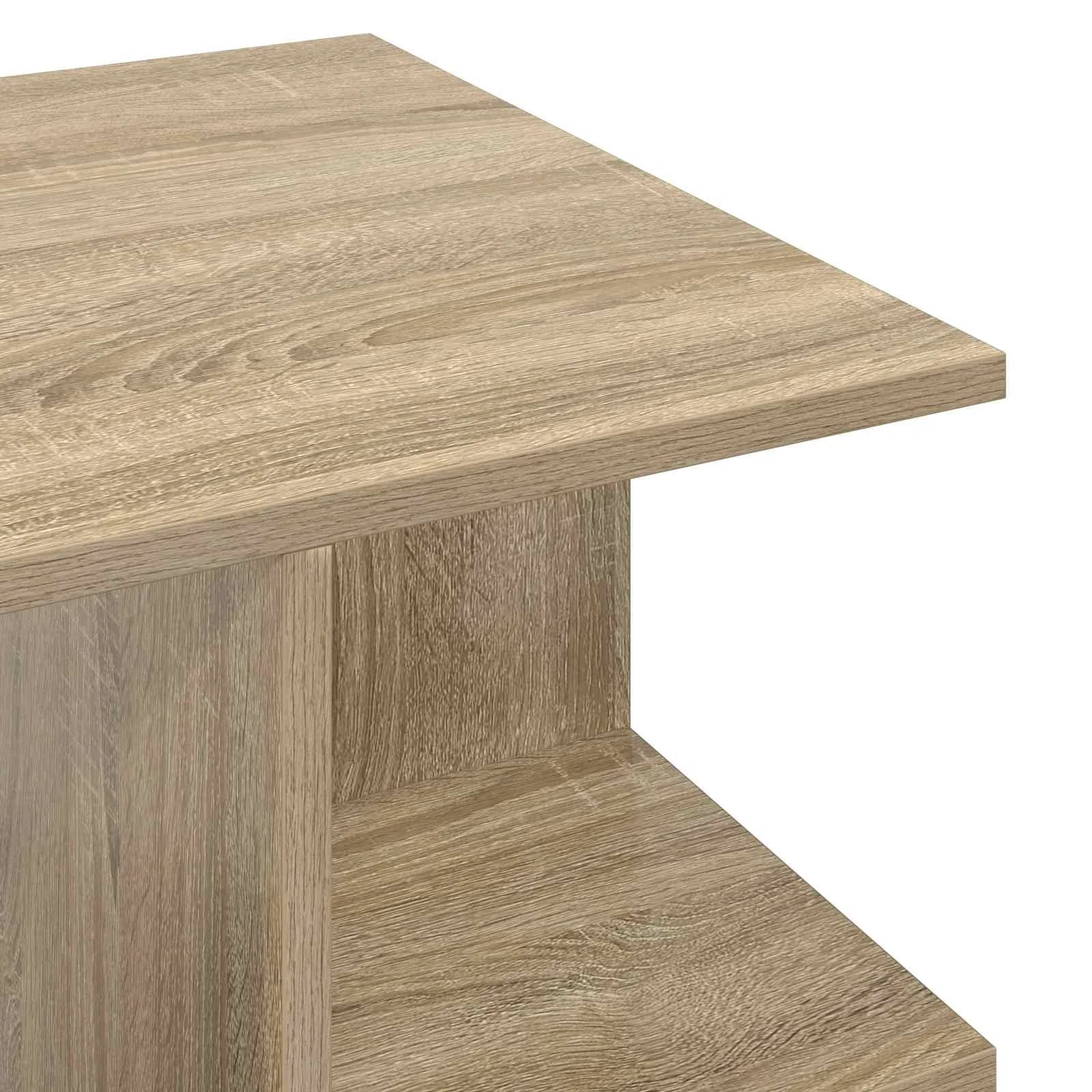 Klubska miza Sonoma hrast 87 x 50 x 45 cm Konstruirano leseno - slika 8