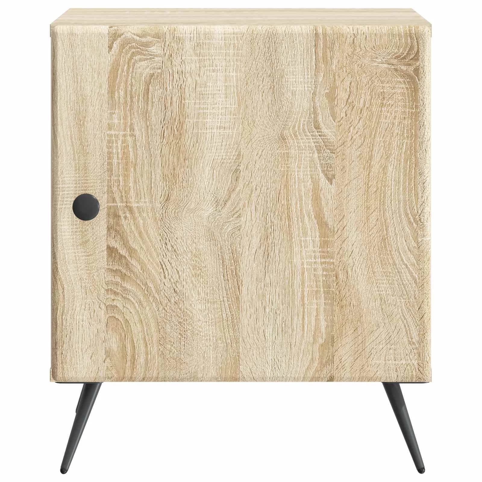 Nočna omarica Sonoma hrast 43 x 34,5 x 50 cm Inženirski les - slika 5