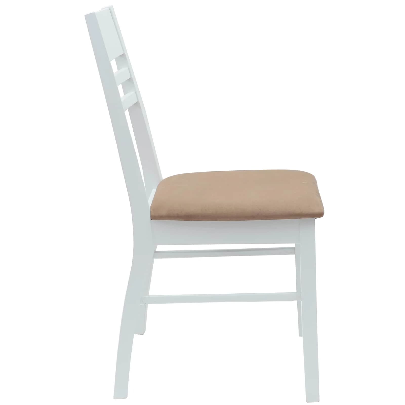 Jedilni stoli 2 kos Masivno gumovo les Bela 43 x 54 x 89 cm - slika 6