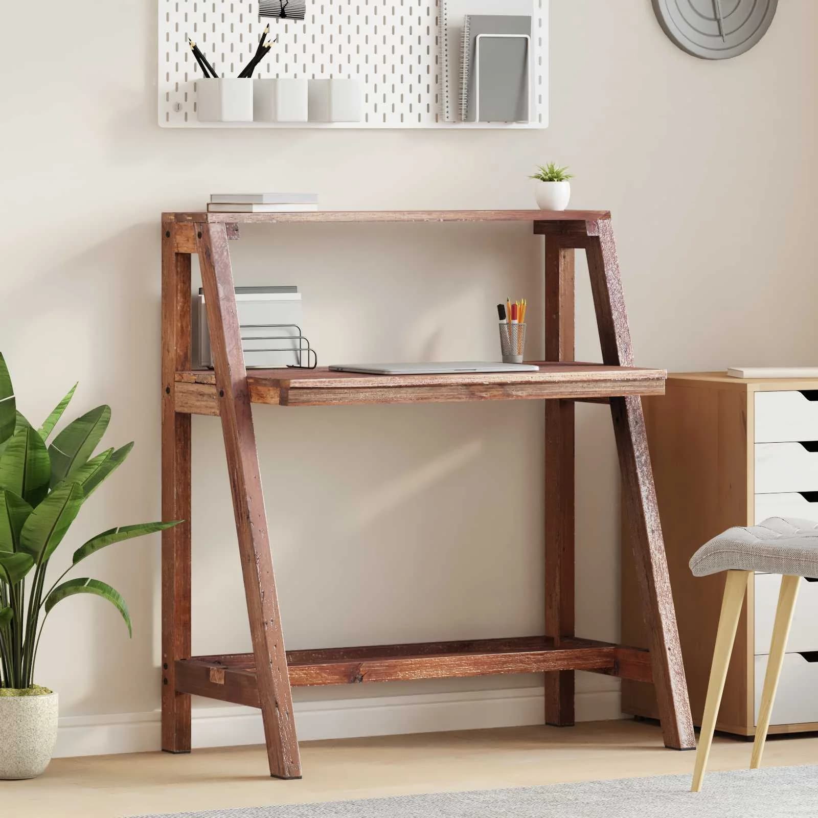 Miza Rjava 90 x 50 x 103 cm Trdna obnovljena les