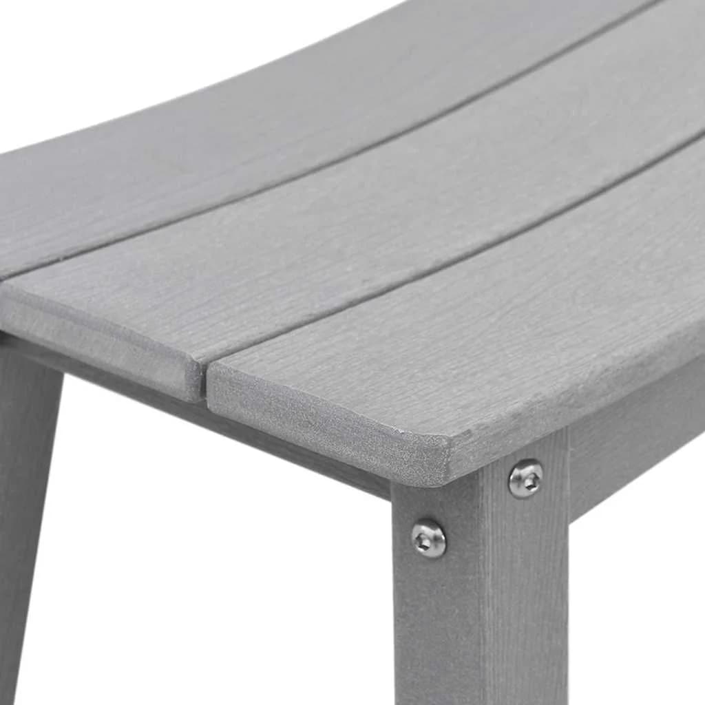 Barski stol 2 kos Svetlo siva 52 x 43 x 73,5 cm HDPE - slika 8