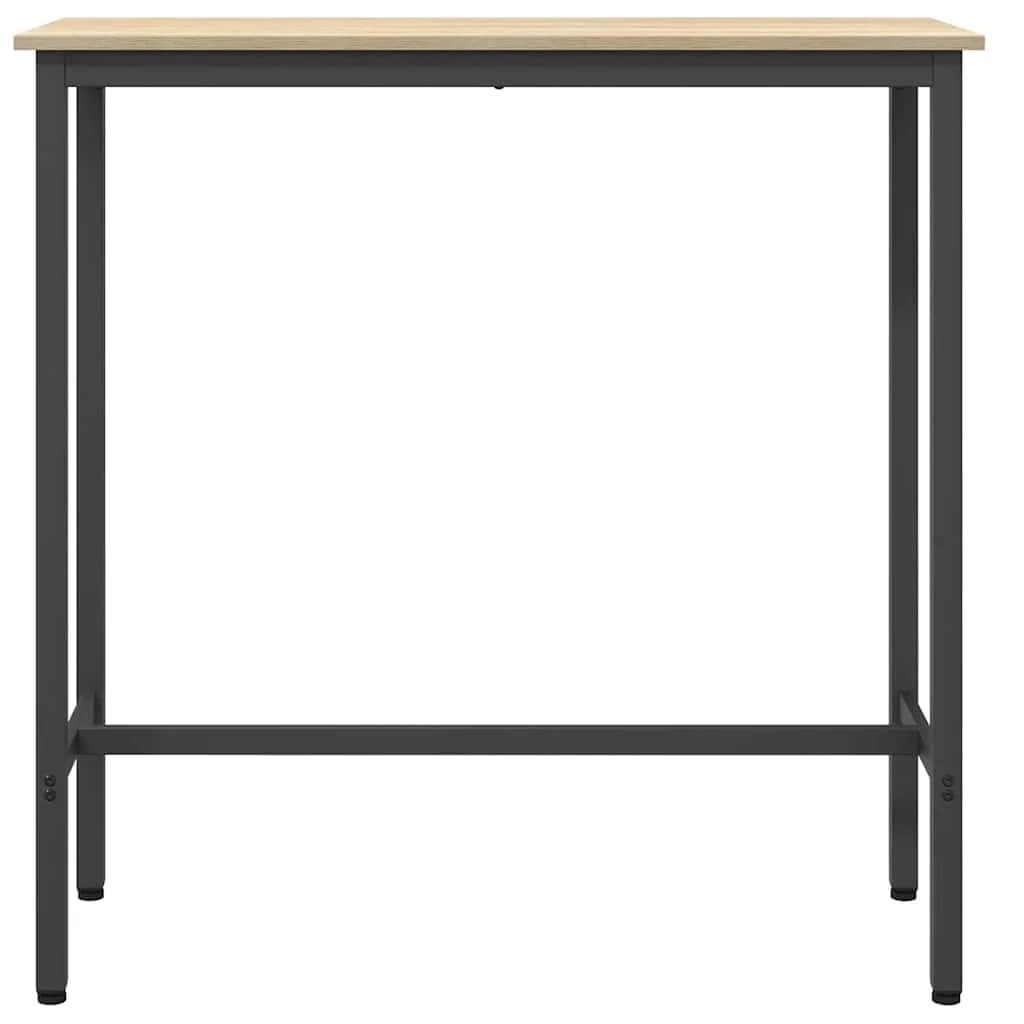 miza Sonoma hrast 100 x 40 x 100,5 cm Inženirski les in jeklo - slika 5