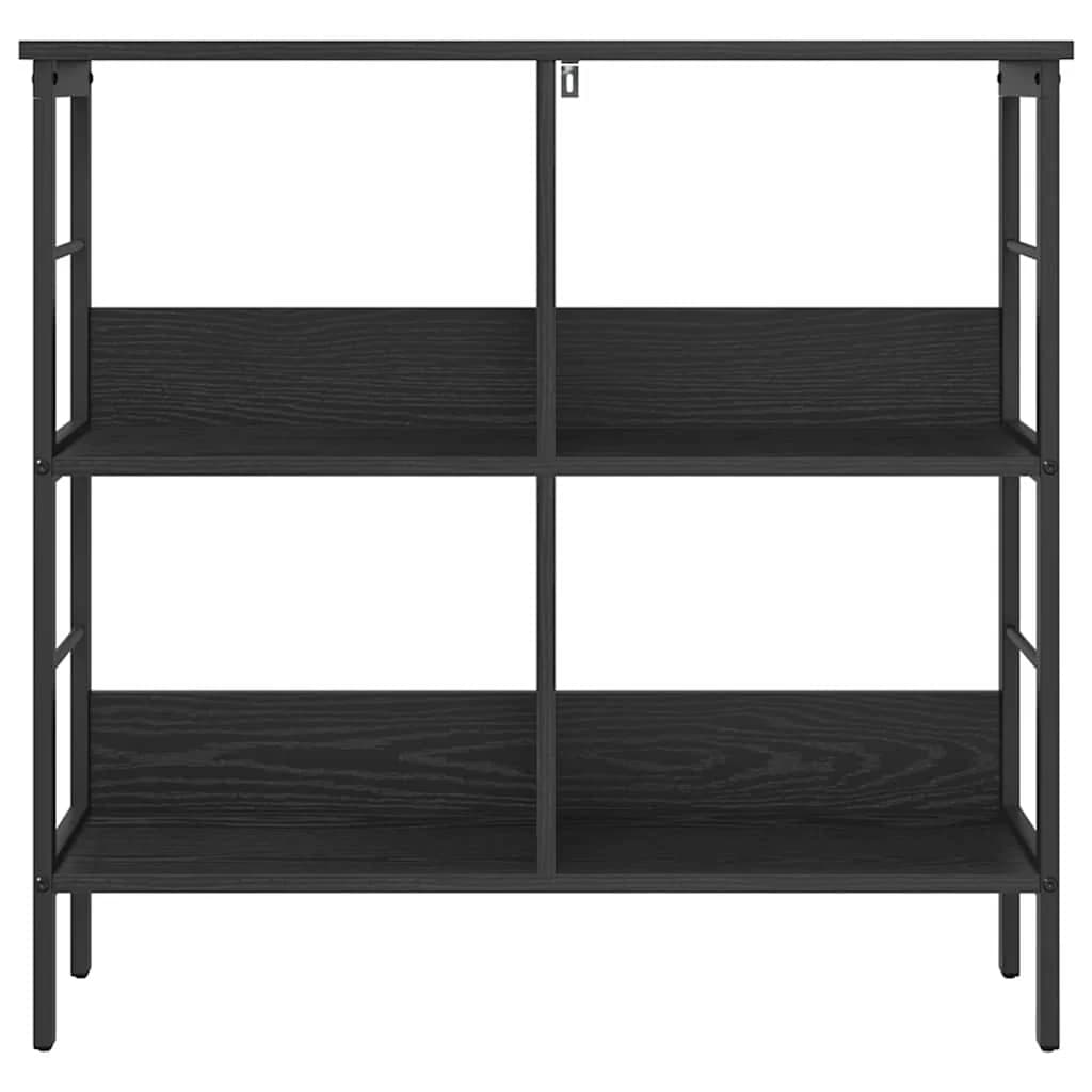 Knjižna polica 4 nivojev 82 x 32 x 79 cm Inženirski les - slika 5
